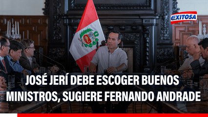 José Jerí aún no tiene Gabinete: "Hay que darse su tiempo para escoger", sugiere Andrade