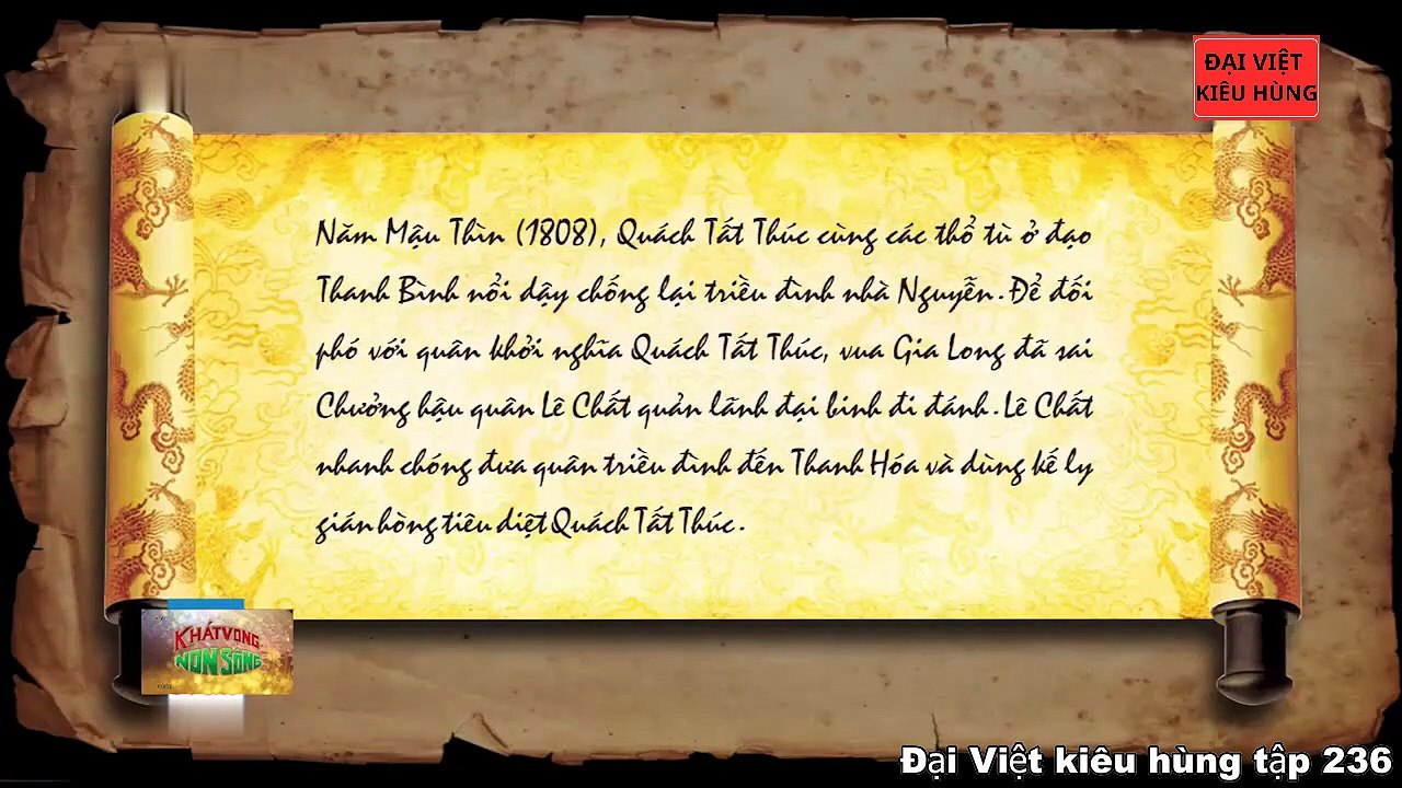 236 Đại Việt kiêu hùng - Quách Tất Thúc chống lại triều đình năm 1808