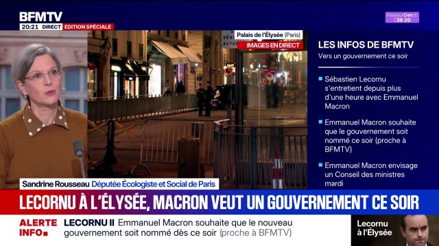 Plusieurs noms de hauts fonctionnaires circulent pour le gouvernement de Sébastien Lecornu: C'est la négation de la politique , déplore Sandrine Rousseau, députée (Écologiste et Social) de Paris