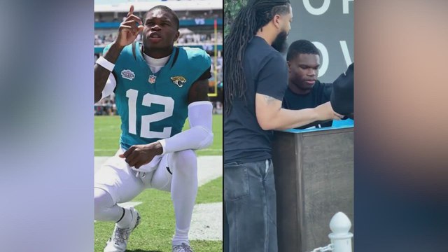 Travis Hunter gets baptized just before NFL game against Seattle Seahawks