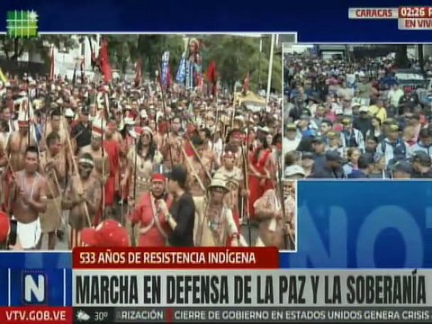 Pueblos originarios ratifican su apoyo al presidente Maduro y a la Revolución Bolivariana