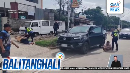 Pickup na may kargang smuggled na sigarilyo, naharang; 4 na suspek kabilang ang isang pulis, arestado | Balitanghali