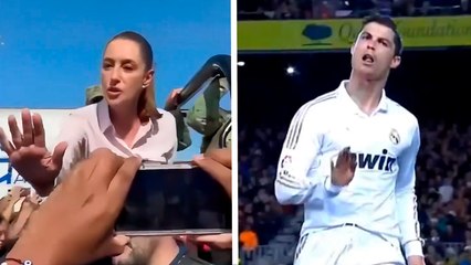 ¿Claudia Sheinbaum imita estilo de Cristiano Ronaldo tras festejar? Así se volvió el viral y polémico momento