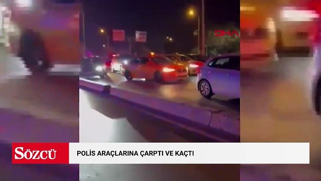Bakırköy'de polisin 'dur' ihtarına uymadı, kaçarken 5 ekip aracına çaptı