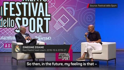 Zidane sees becoming France head coach in his future