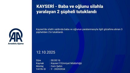 Kayseri’de Astsubayı darp edenlere silahlı saldırı düzenleyen failler yakalandı! 2 kişi tutuklandı