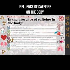 Influence of caffeine on the body
