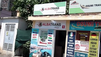 International Bus Station in Tirana, Albania, Tirana to Greece, Montenegro, Kosovo, North Macedonia