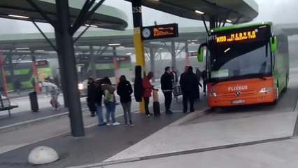 Sloterdijk Flixbus Station in Amsterdam, The Netherlands