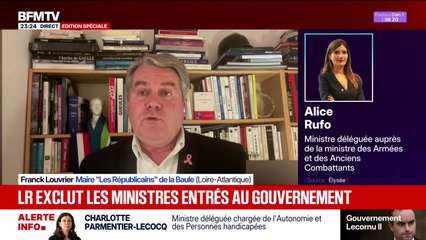 Membres LR dans le gouvernement de Sébastien Lecornu: "Il ne faut pas parler de trahison", explique Franck Louvrier, maire LR de la Baule