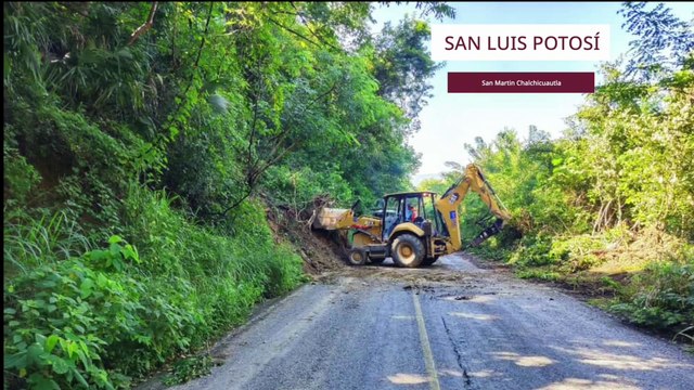 Fuertes lluvias provocaron 108 interrupciones en carreteras federales