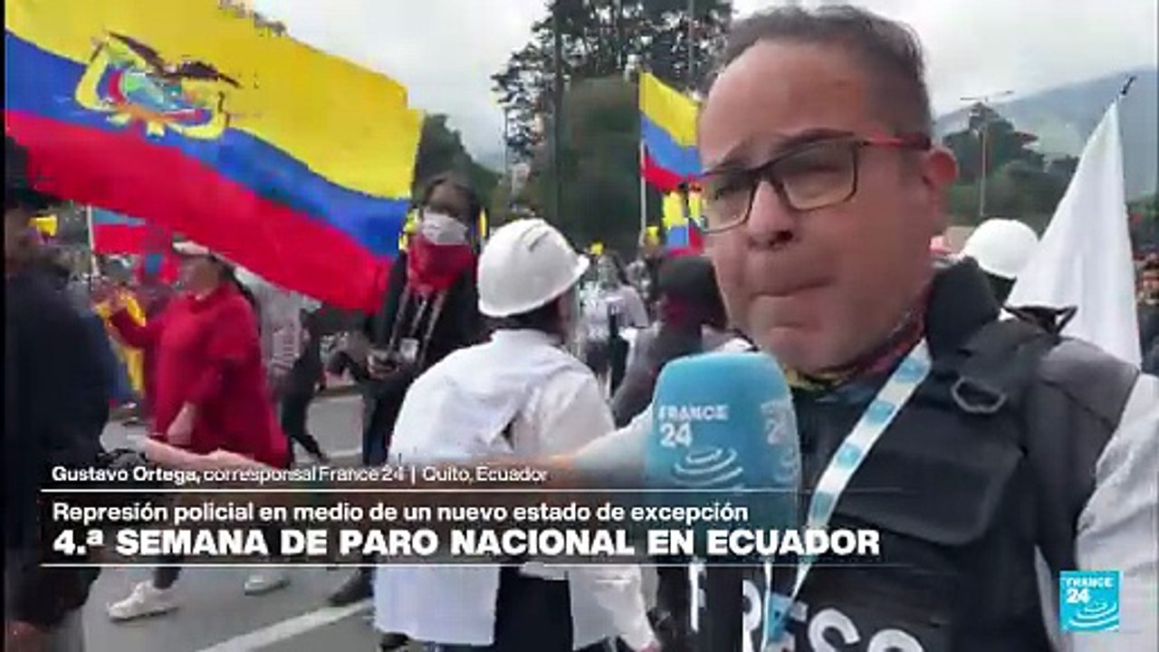 Informe desde Quito: manifestantes denuncian represión policial en protestas