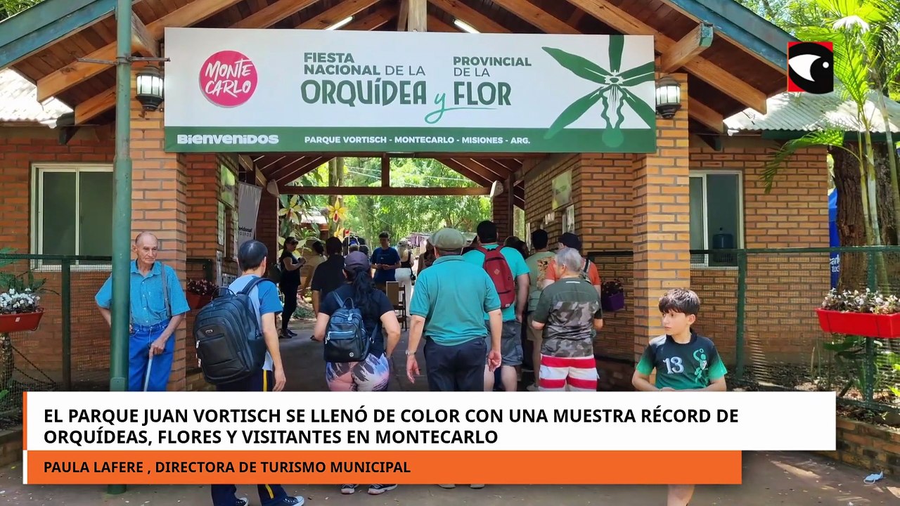 Montecarlo celebró a pleno los cinco días de la Fiesta de la Flor y la Orquídea