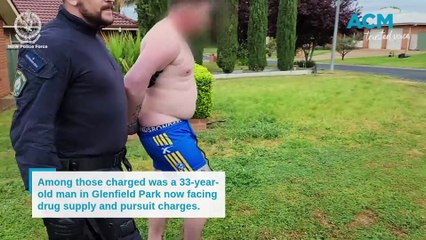 Raids in Wagga under strike forces Durdin and Coyote