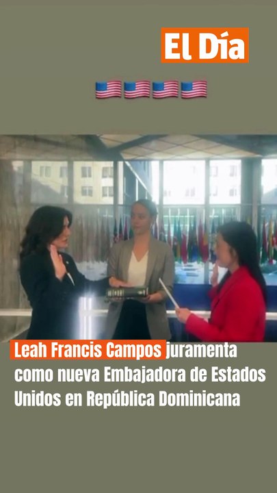 Leah Francis Campos juramenta como nueva Embajadora de Estados Unidos en República Dominicana