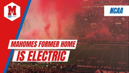 Patrick Mahomes former home was electric as Texas Tech continues to shine