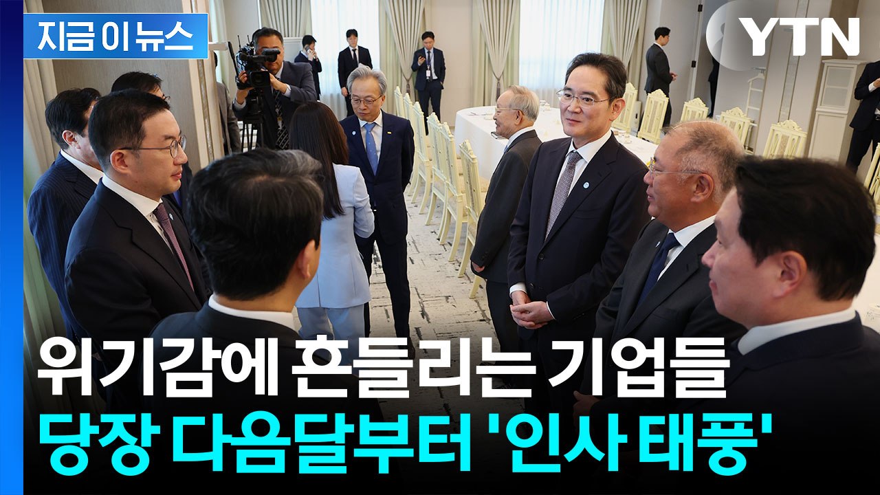 성과 없으면 '퇴출'...사상 초유의 사태에 4대그룹 '인사태풍' 예고 [굿모닝경제]...