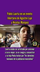 Pablo Laurta organizó un evento para presentar el libro de  Agustín Laje y Nicolás Márquez
