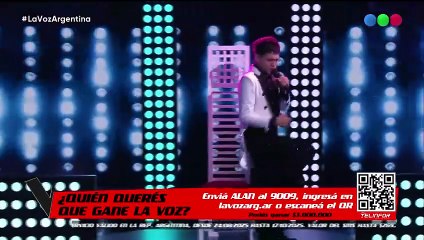 Alan Lez, en La Voz Argentina 2025