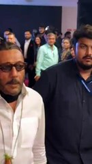 Jackie Shroff on red carpet at the 70th Filmfare Awards 2025 ; in lighter mood asks for Dhokla Fafda