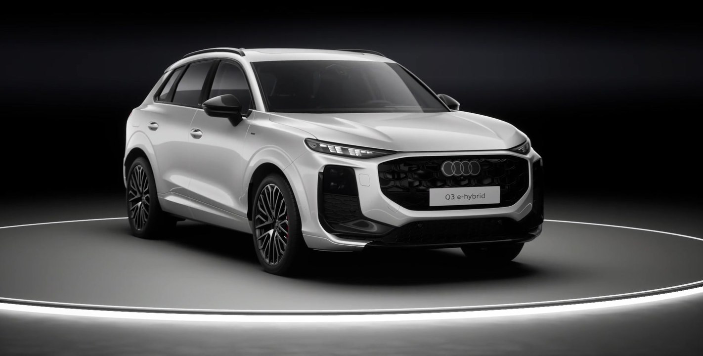 Audi Q3 SUV e-hybrid 200 kW – Plug-in-Hybrid-Antriebsstrang – Animation
