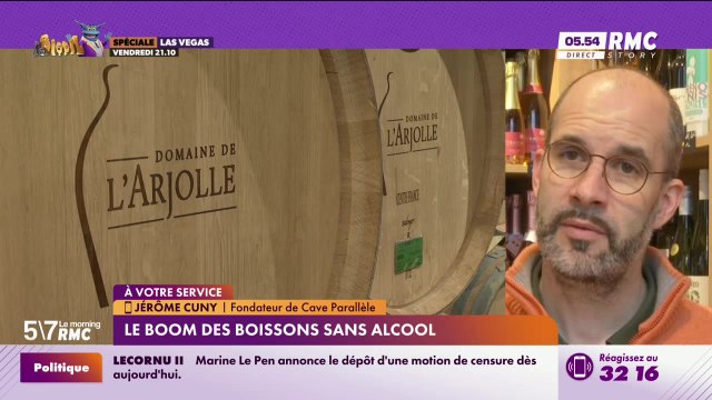 Jérôme Cuny à votre service : Le boom des boissons sans alcool - 13/10