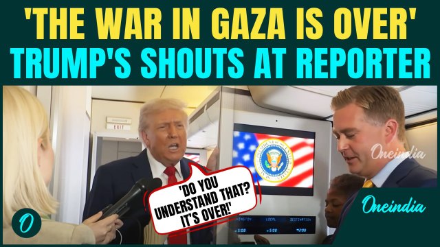 Trump Mid-Flight to Israel: War in Gaza Over, Hostage Rescued, Middle East Mission Successful