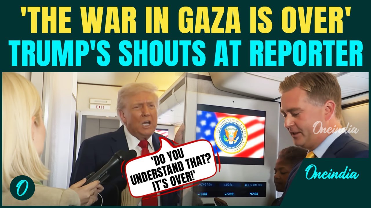 Trump Mid-Flight to Israel: War in Gaza Over, Hostage Rescued, Middle East Mission Successful