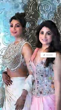 Bollywood Actress Shilpa Shetty and Shamita Shetty at Manish Malhotra Party 🌹❤️🔥