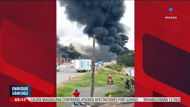 Explota una pipa de petróleo crudo | Noticias Fin de Semana