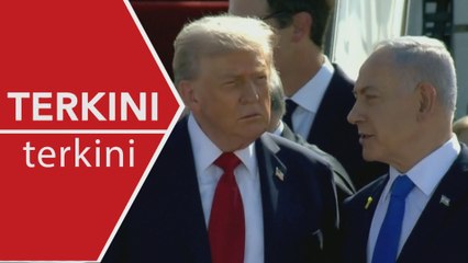 [TERKINI] Trump tiba di Tel Aviv, hadiri Sidang Kemuncak Keamanan Gaza
