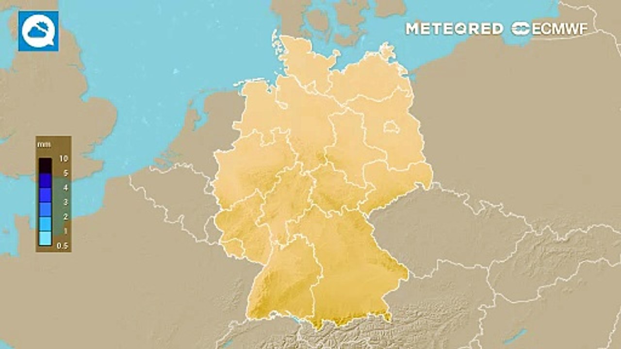 Die Niederschläge der kommenden Tage: Sie fallen recht dürftig aus!