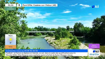 13/10/2025 - ici matin par ici Gascogne en vidéo