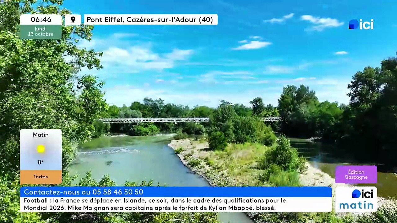 13/10/2025 - ici matin par ici Gascogne en vidéo