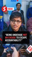 Being underage does not exempt rape suspects from the law, says Azalina