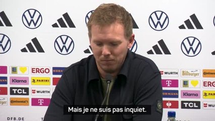 Allemagne - Nagelsmann prend la défense de Wirtz : "Je ne suis pas inquiet"