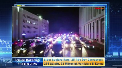 Siber Suçlara Karşı 25 İlde Dev Operasyon: 274 Gözaltı, 73 Milyonluk Varlıklara El Koyma