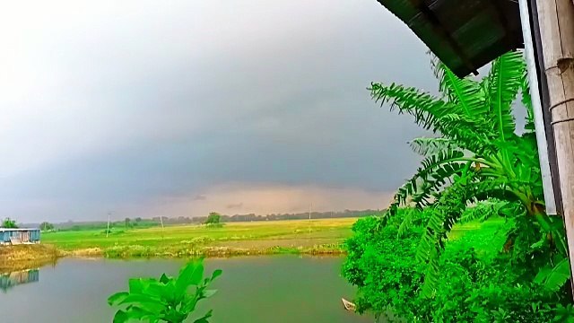 Rainy Day Sad Song | মেঘলা দিনের মন খারাপের গান | Beautiful Village Nature View with Emotional Music