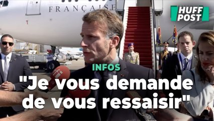 Macron se dédouane de sa responsabilité sur la crise