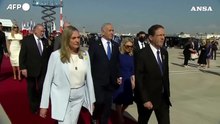 Trump atterrato in Israele