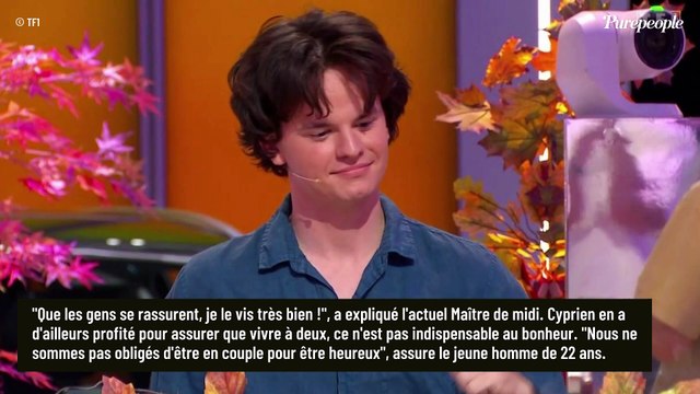 Cyprien, le nouveau Maître des 12 coups de midi est-il en couple ? Il évoque sa vie avec un discours bien arrêté