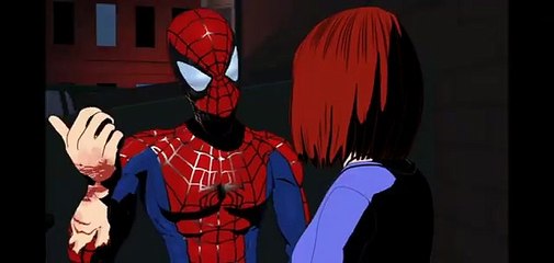 Spider-Man - Mary Jane Kisses Spider-Man (S1E2)  Movieclips