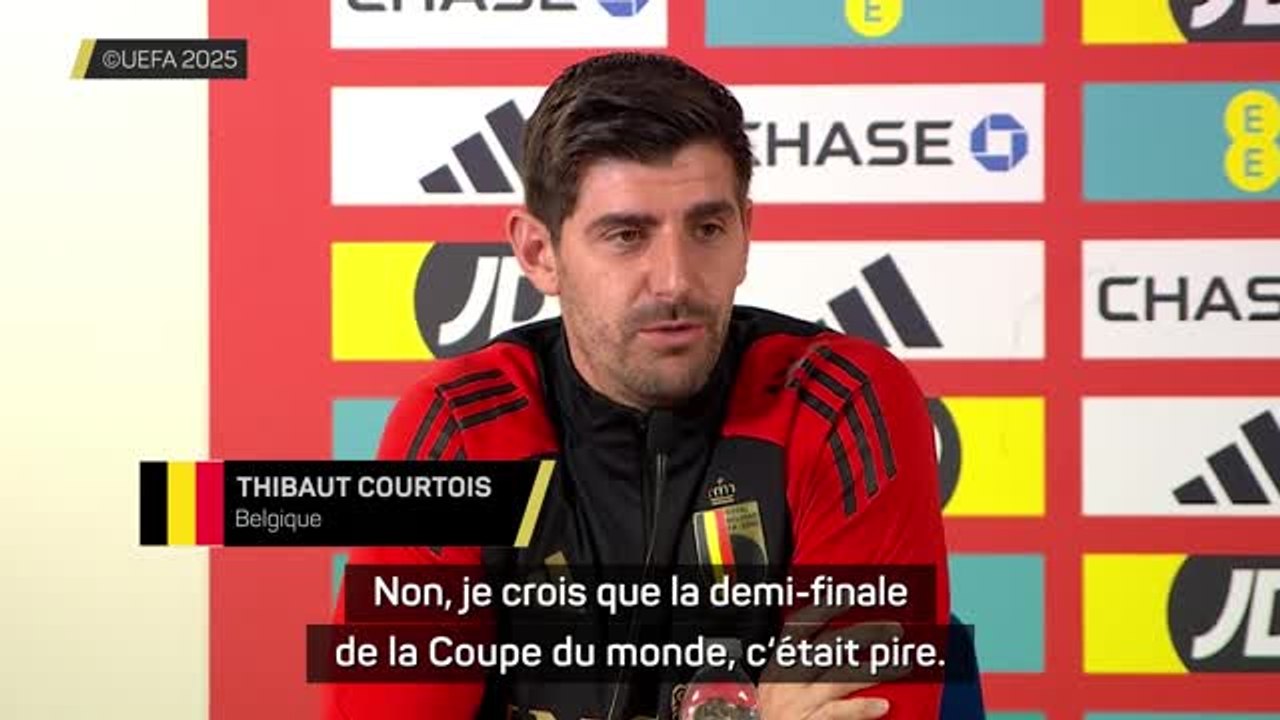 Belgique - Courtois : "La demi-finale de la Coupe du monde face aux Bleus, c‘était pire que 2016"
