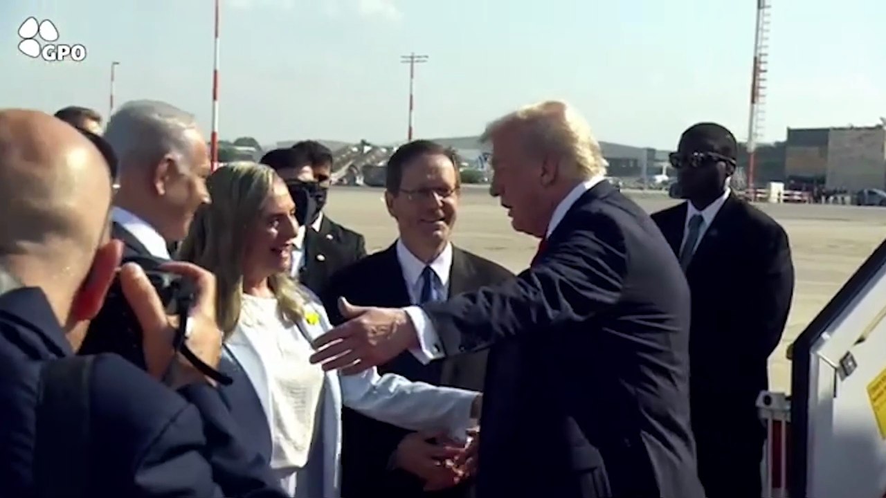 Así ha sido la llegada de Trump a Israel en esta primera fase del plan de paz con Hamas