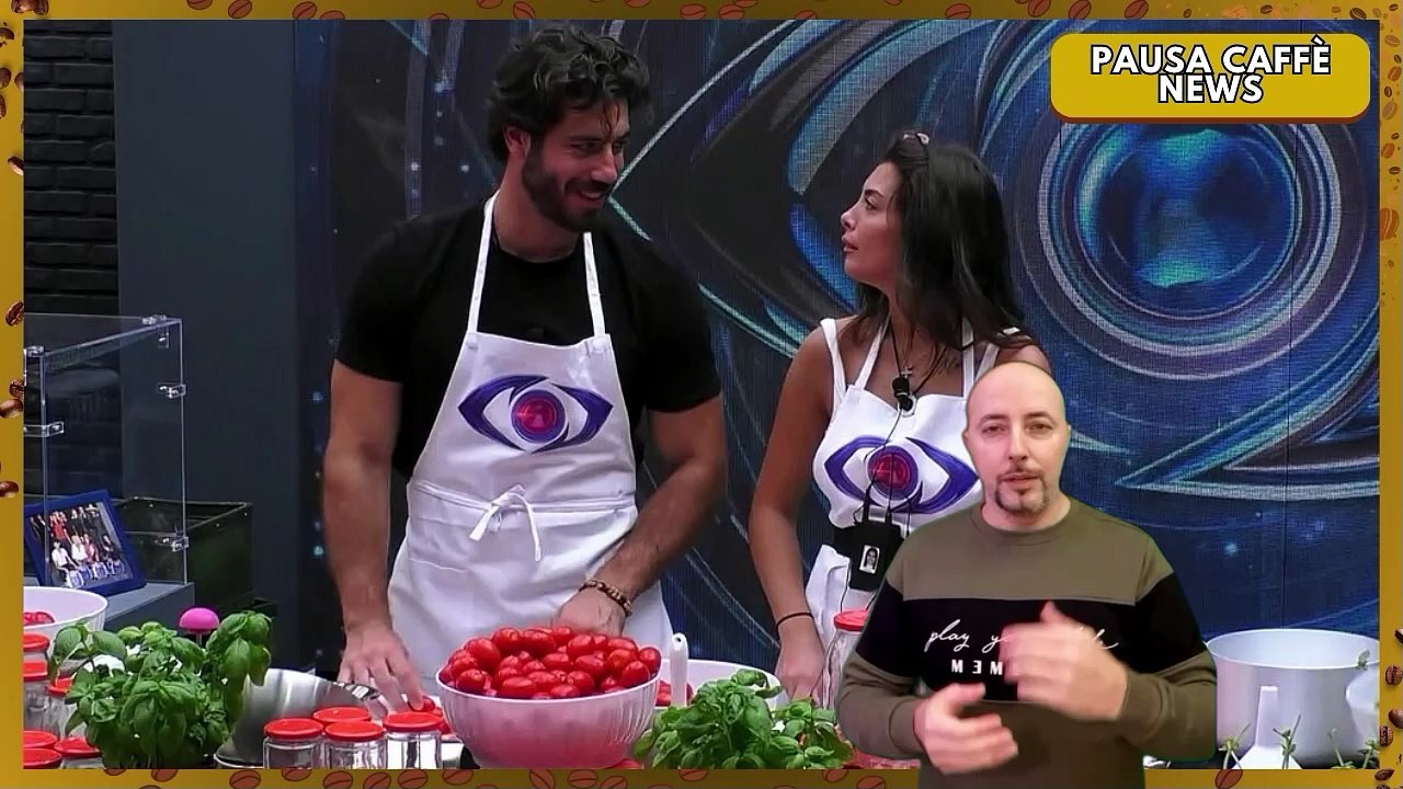 GF, pomodori e risate nel Tugurio Omer, Grazia e Francesco fanno la passata