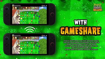 Plants vs. Zombies： Replanted - Official Nintendo Switch 2 GameShare Trailer