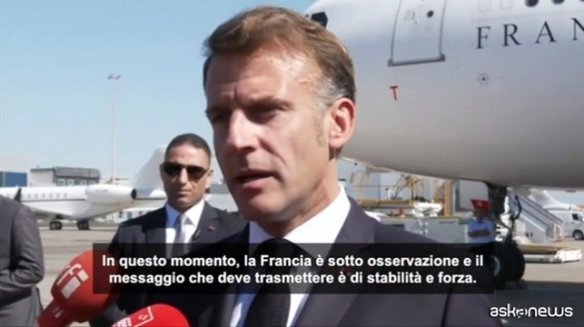 Francia, Macron: Chi censura governo è responsabile del disordine