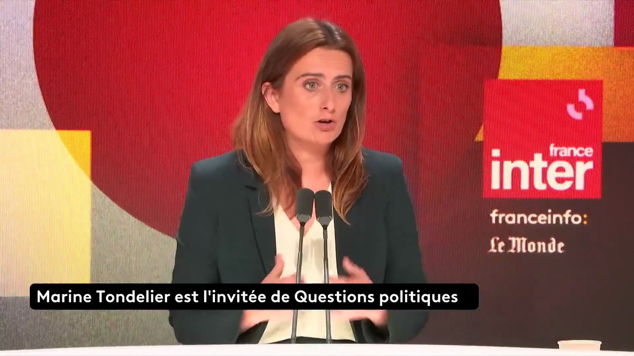 Marine Tondelier présente ses excuses sur France Inter et FranceInfo après avoir utilisé le mot "déportation" sur TF1