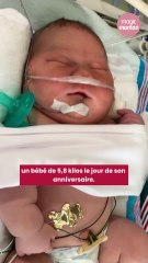 Un bébé de 5,8 kg fait sensation sur TikTok
