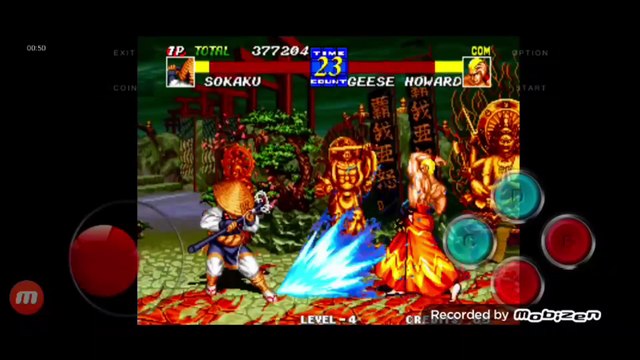 Fatal Fury 3 Sokaku Mochizuki vs Geese Howard fala de vitória do Sokaku Mochizuki em português Br